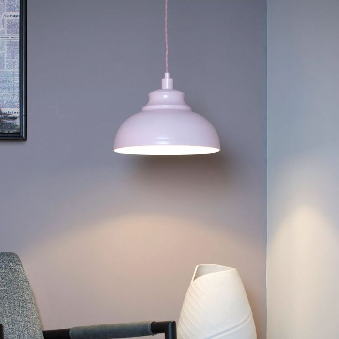 Moderne Isla hanglamp, roze