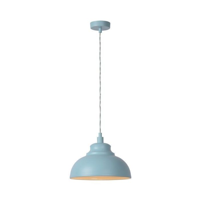 Blauwe hanglamp Isla, modern