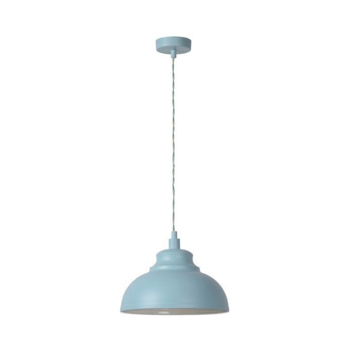 Blauwe hanglamp Isla, modern