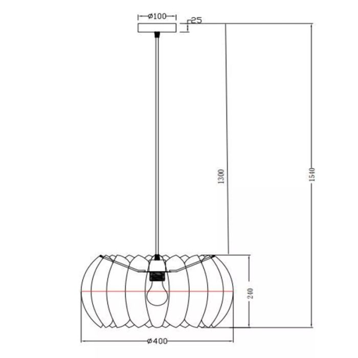 Grijze hanglamp modern, Spencer