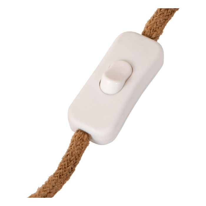 Keramische tafellamp wit, Viso, met schakelaar