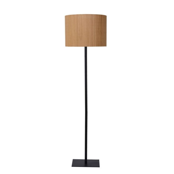 Bruine vloerlamp Magius, rotan