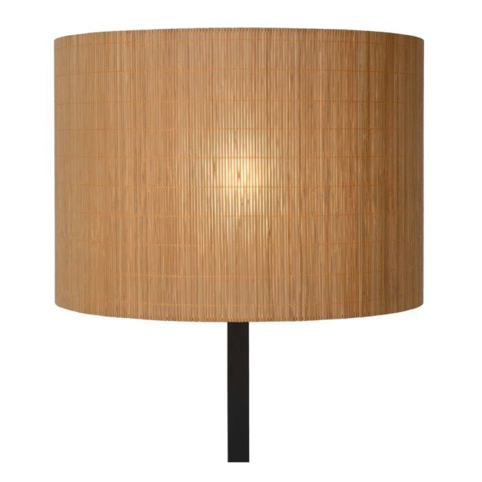 Bruine vloerlamp Magius, rotan
