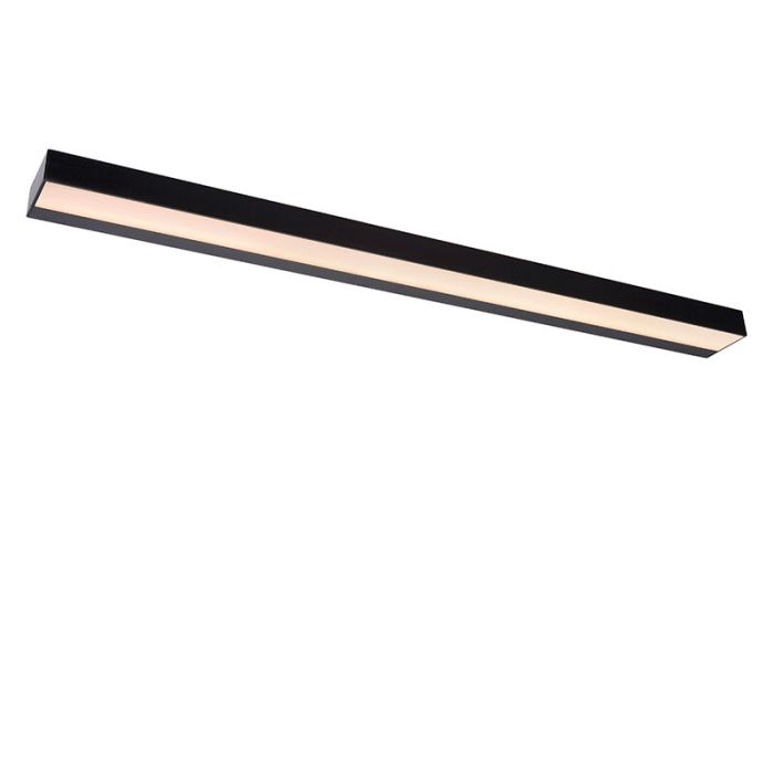Zwarte badkamer wandlamp modern, Alexa, 13W, 3000K LED, IP44