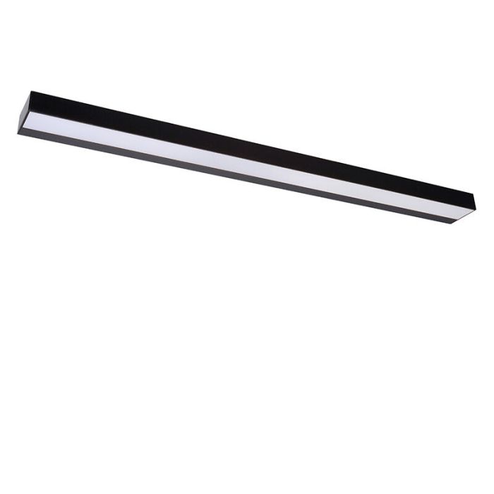 Zwarte badkamer wandlamp modern, Alexa, 13W, 3000K LED, IP44