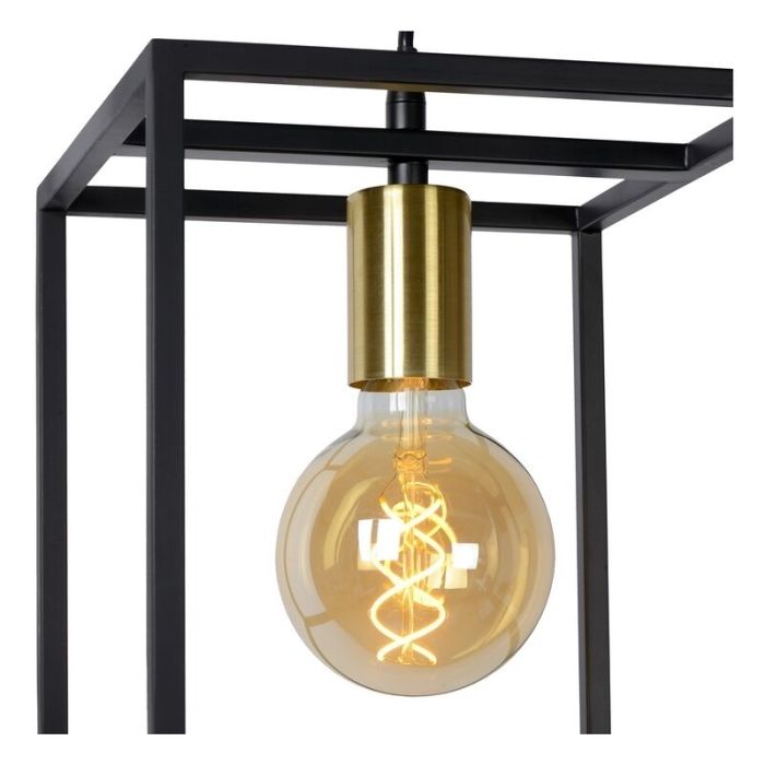 Zwarte hanglamp Ruben, metaal