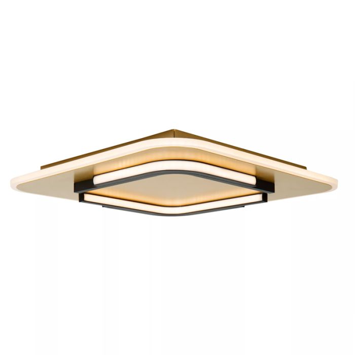 Gouden plafonnière modern, Andreas, 30W, 2700K LED