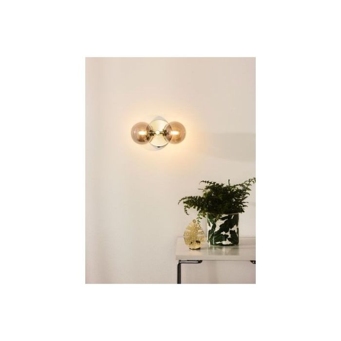 Retro wandlamp Tycho, Goud