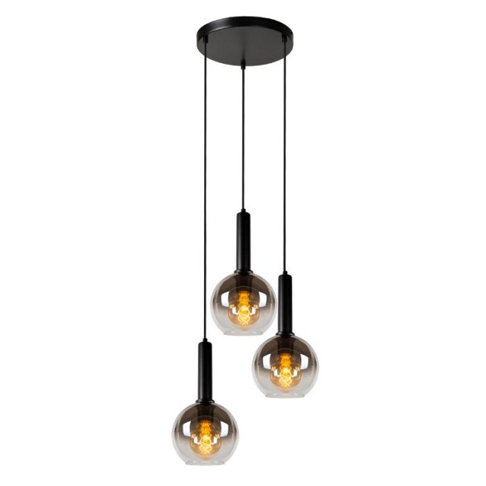 Zwarte hanglamp modern, Marius