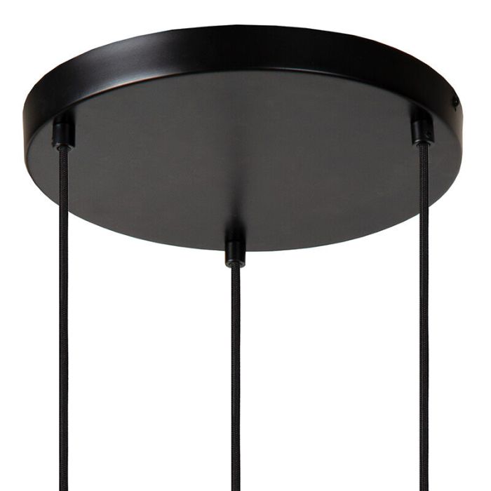 Zwarte hanglamp modern, Marius