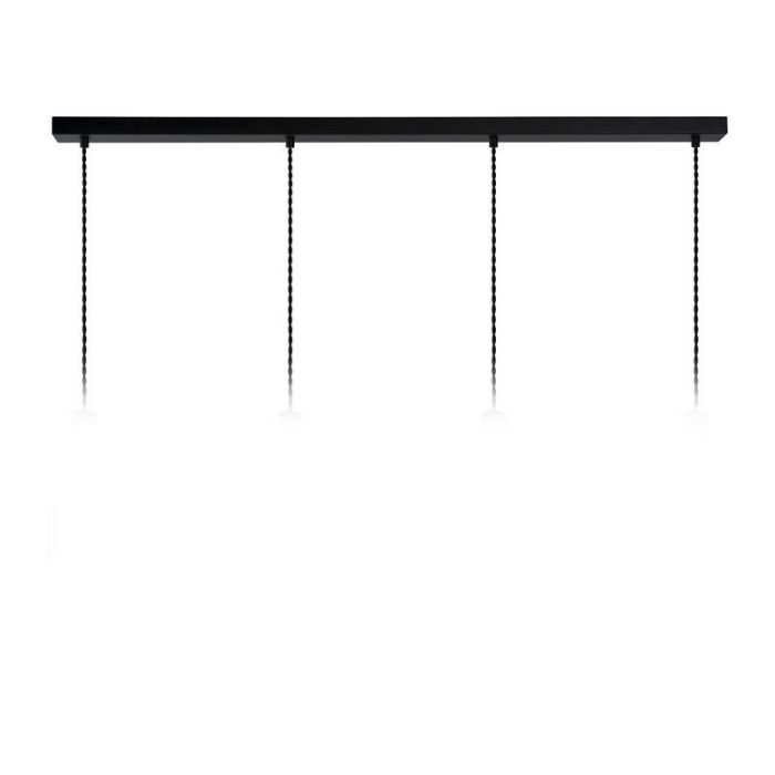 Retro hanglamp teun, Zwart en Nikkel