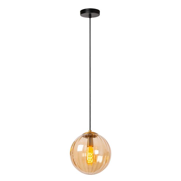 Amberkleurige hanglamp retro, Monsaraz