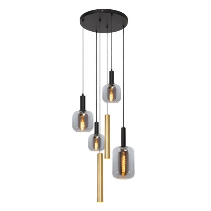 Zwarte hanglamp modern, Joanet