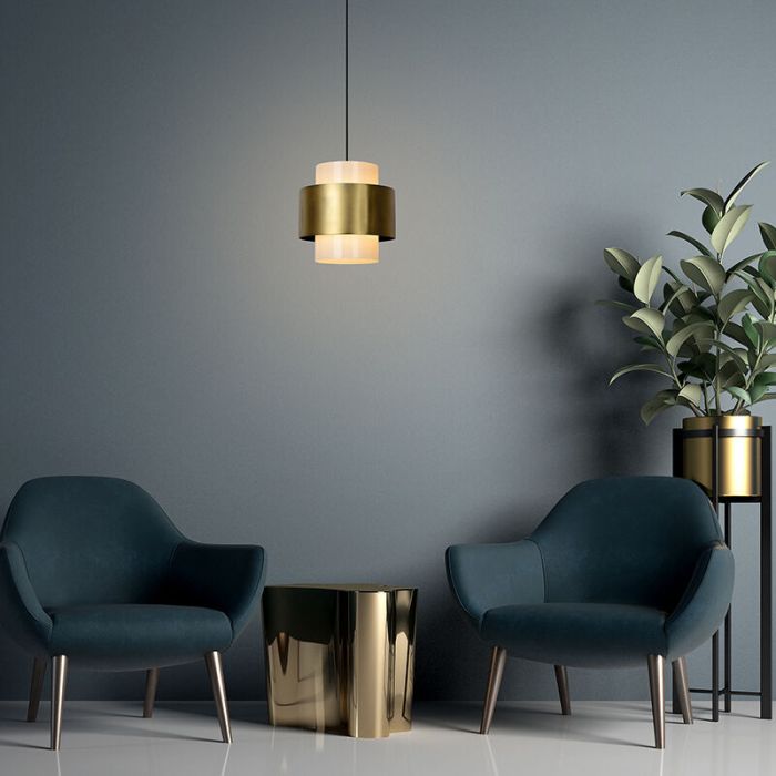 Messing hanglamp klassiek, Firmin