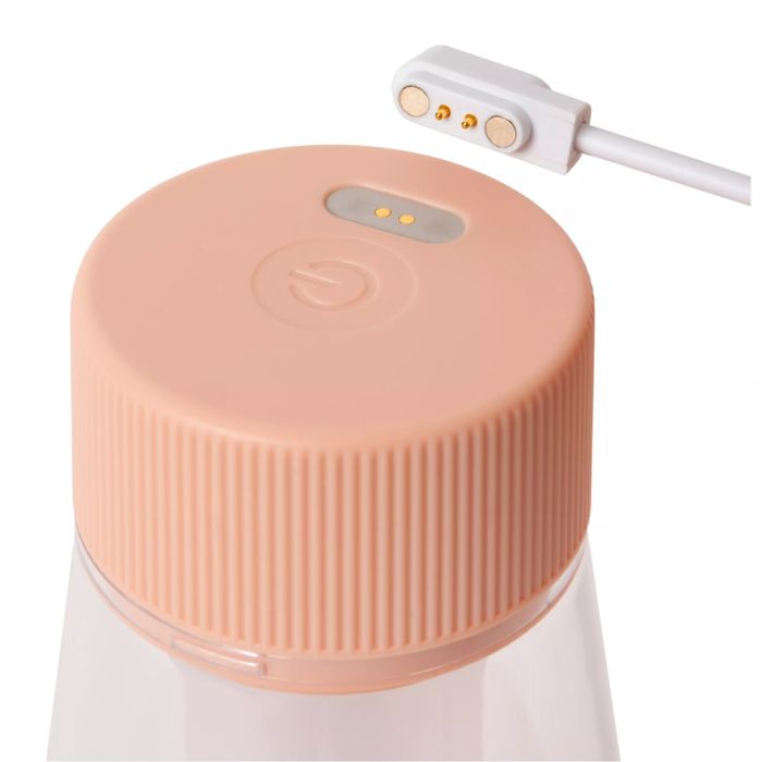 Roze oplaadbare buiten tafellamp modern, Lorali, 1,2W, 2700K LED, IP44, met touchdimmer