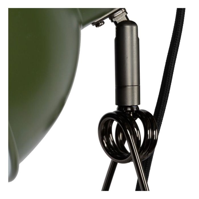 Groene klemlamp Moys, staal