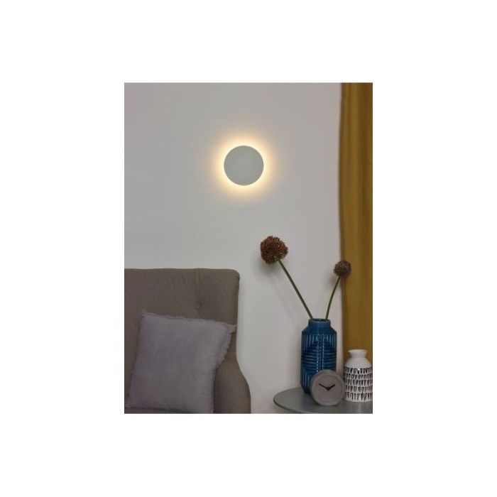 Witte wandlamp modern, Eklyps, 6W, 3000K LED