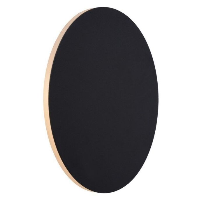 Zwarte wandlamp modern, Eklyps led, 8W, 3000K LED