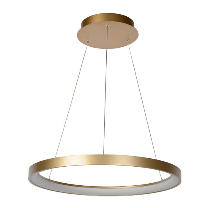 Messing hanglamp modern, Vidal, 48W, 2700K LED