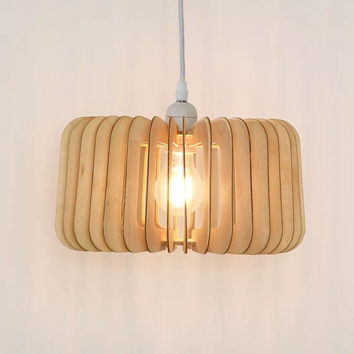 Design hanglamp Etta, Bruin