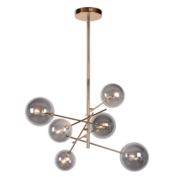Gouden hanglamp modern, Alara