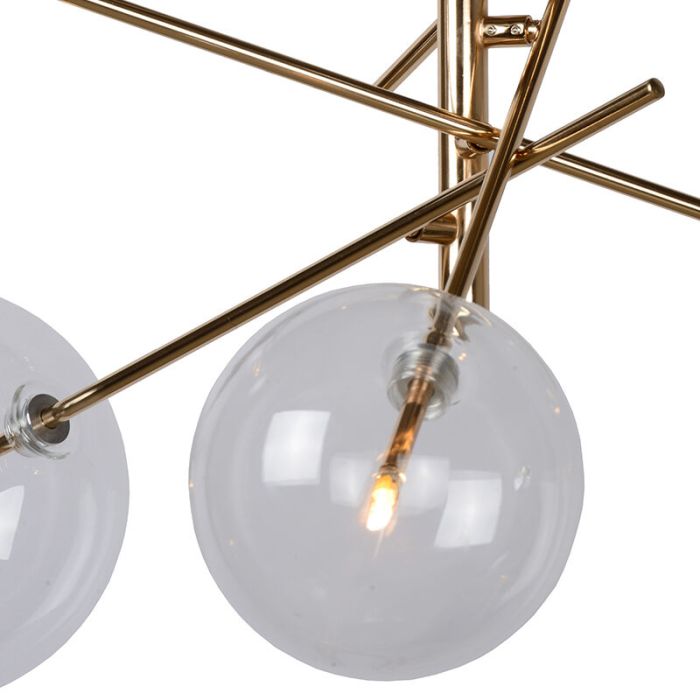 Gouden hanglamp modern, Alara