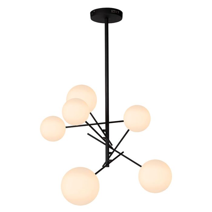 Zwarte hanglamp modern, Alara