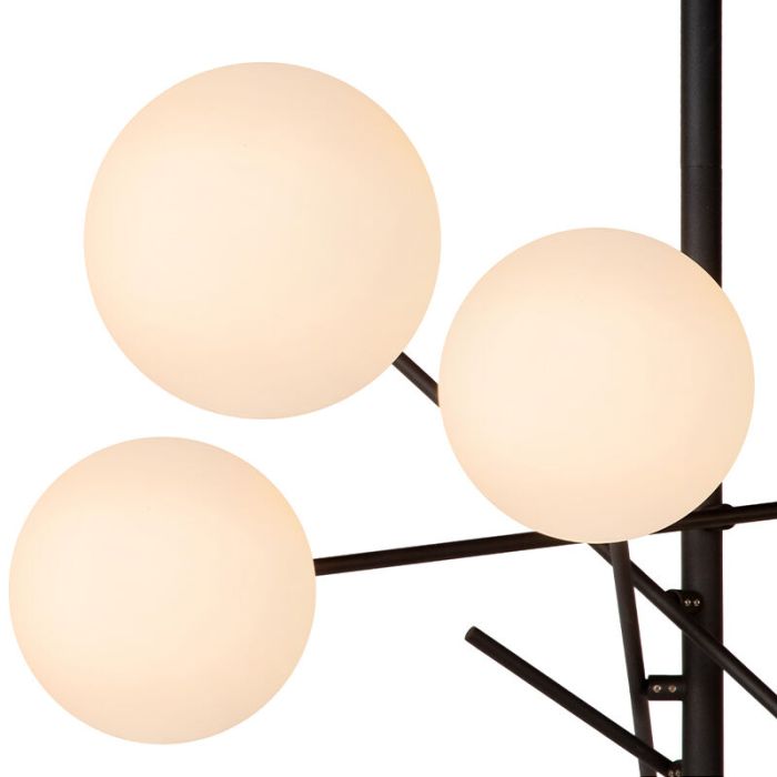 Zwarte hanglamp modern, Alara