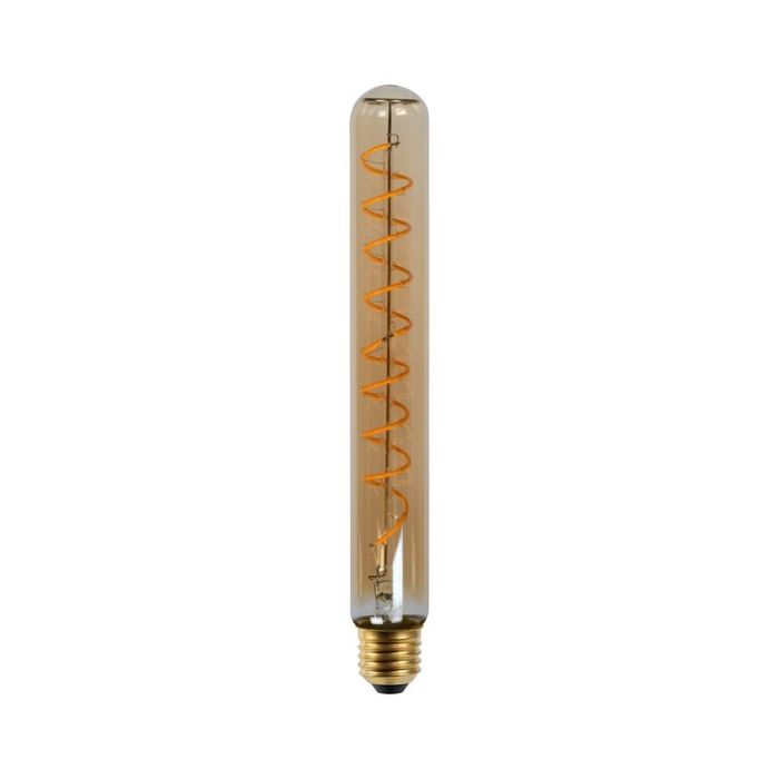 Dimbare amberkleurige E27 buislamp, 5w 2200K, 25cm hoog