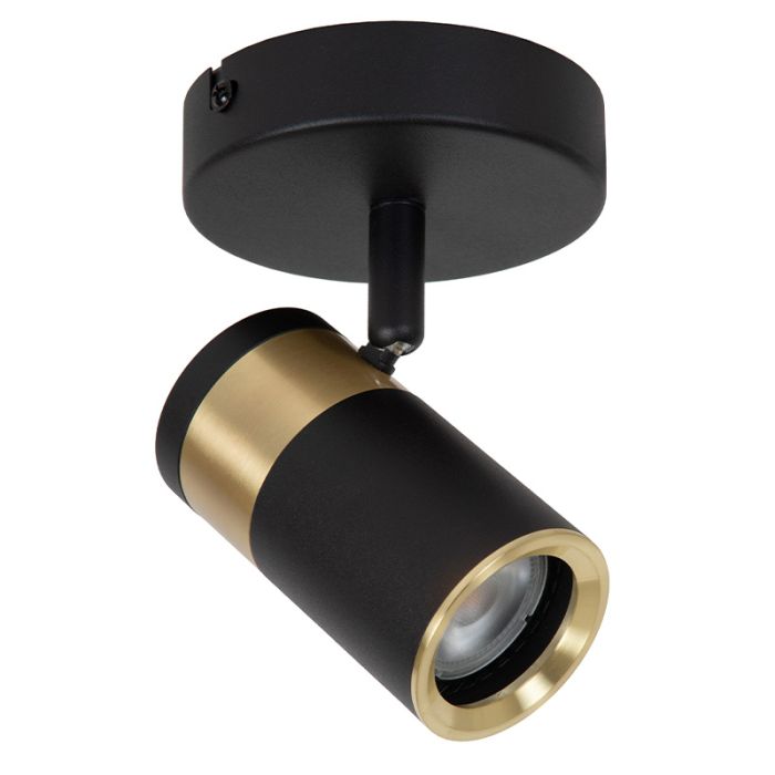 Zwarte wandspot modern, Gorik