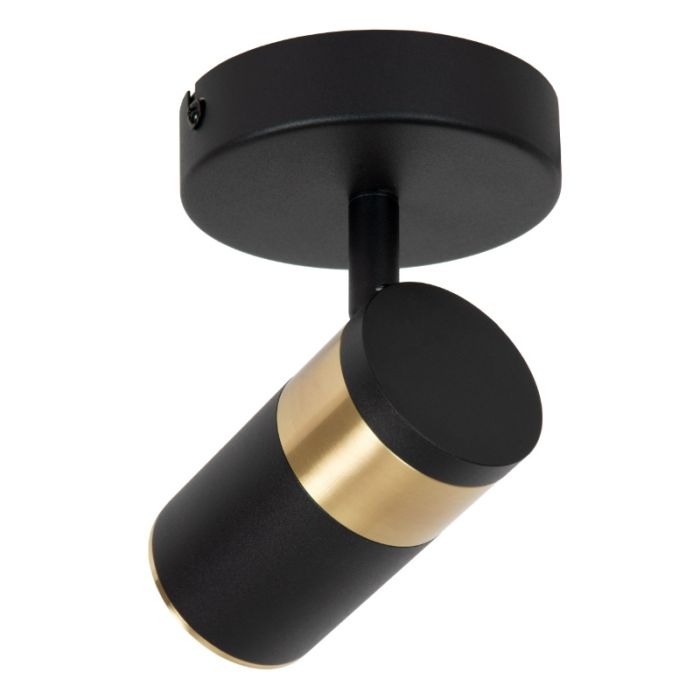 Zwarte wandspot modern, Gorik
