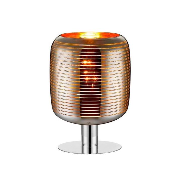 Moderne tafellamp Eryn, Chroom en Goud
