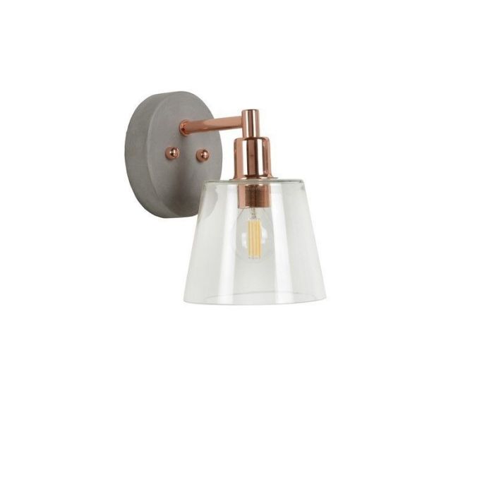 Retro wandlamp Vitri, Koper