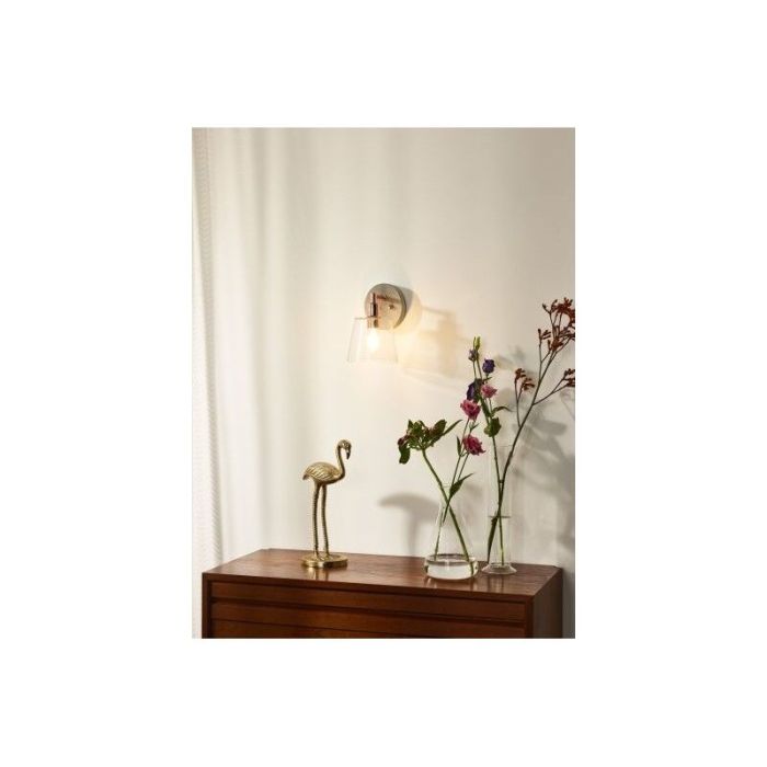 Retro wandlamp Vitri, Koper