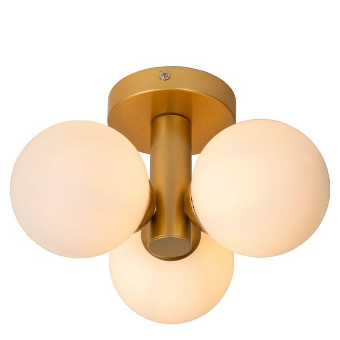 Gouden badkamer plafondlamp modern, Trudy, IP44
