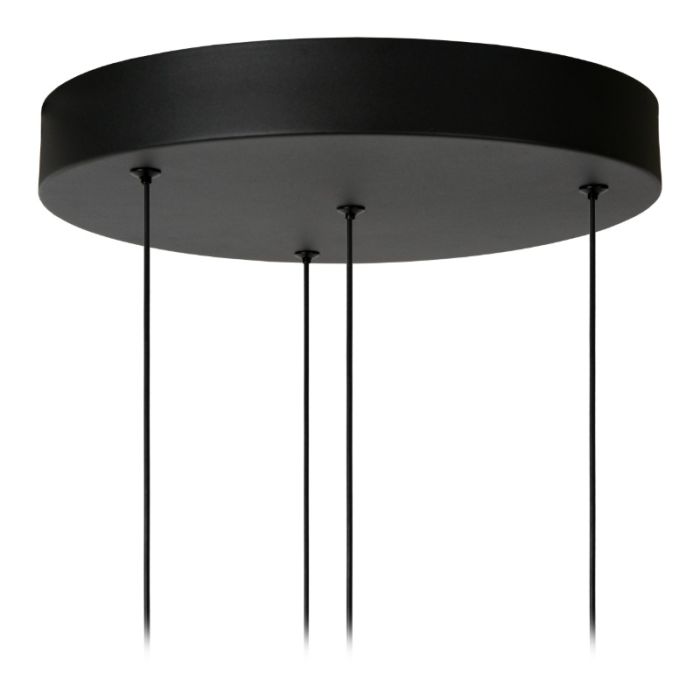 Grijze hanglamp rookglas, Tamino, 5,2W, 3000K LED