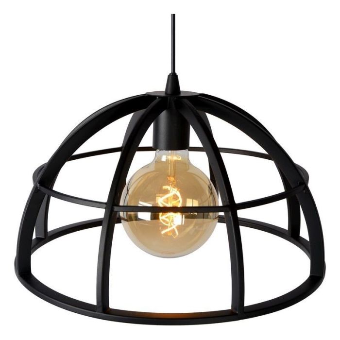 Moderne hanglamp Dikra, Zwart