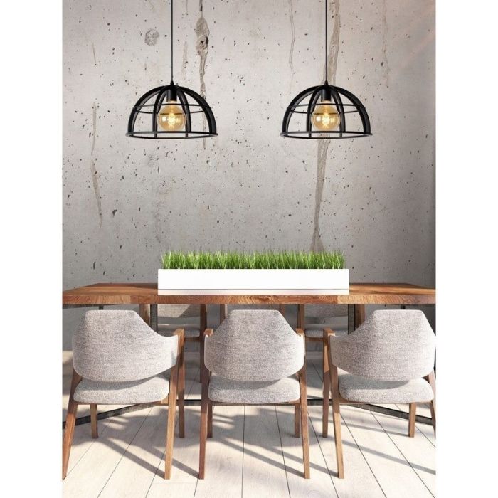 Moderne hanglamp Dikra, Zwart