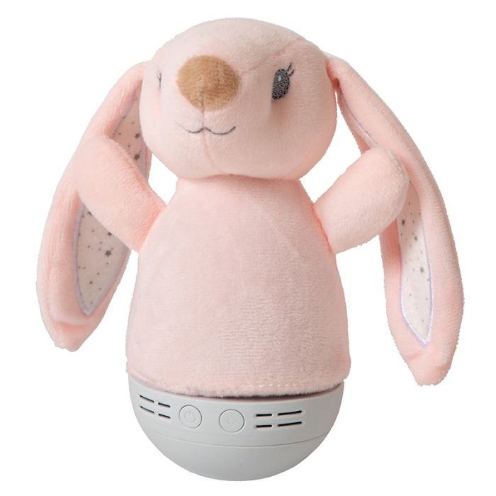 Roze kinderkamer tafellamp modern, Dolly, 3W, RGB LED, met schakelaar