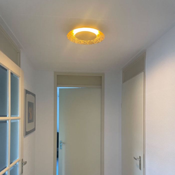 Gouden plafonnière modern, Foskal, 6W, 2700K LED