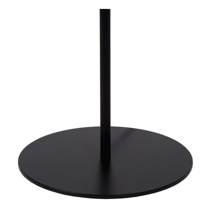 Zwarte staande leeslamp modern, Philon, 4,5W, 3000K LED, met touchdimmer