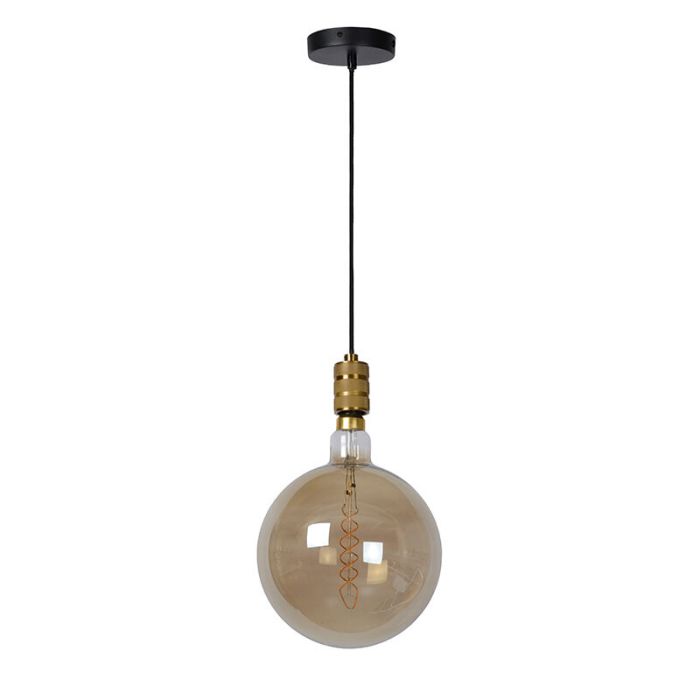 Gouden klassieke hanglamp, Jova, metaal