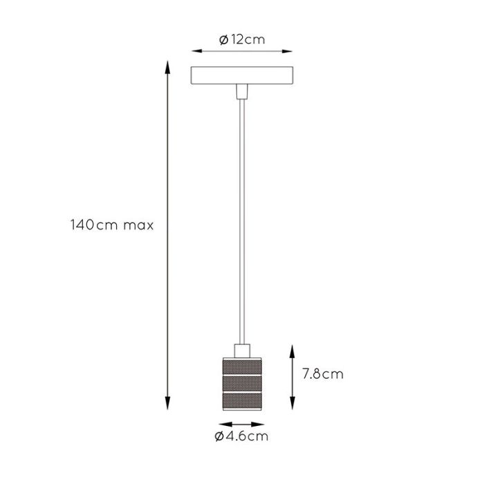Gouden klassieke hanglamp, Jova, metaal