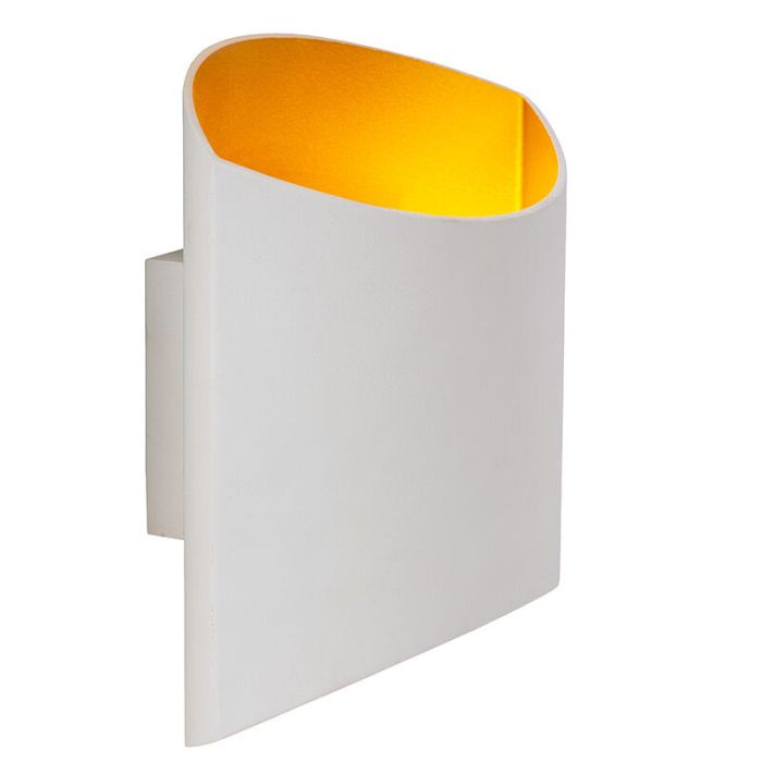 Witte up down wandlamp modern, Diletta