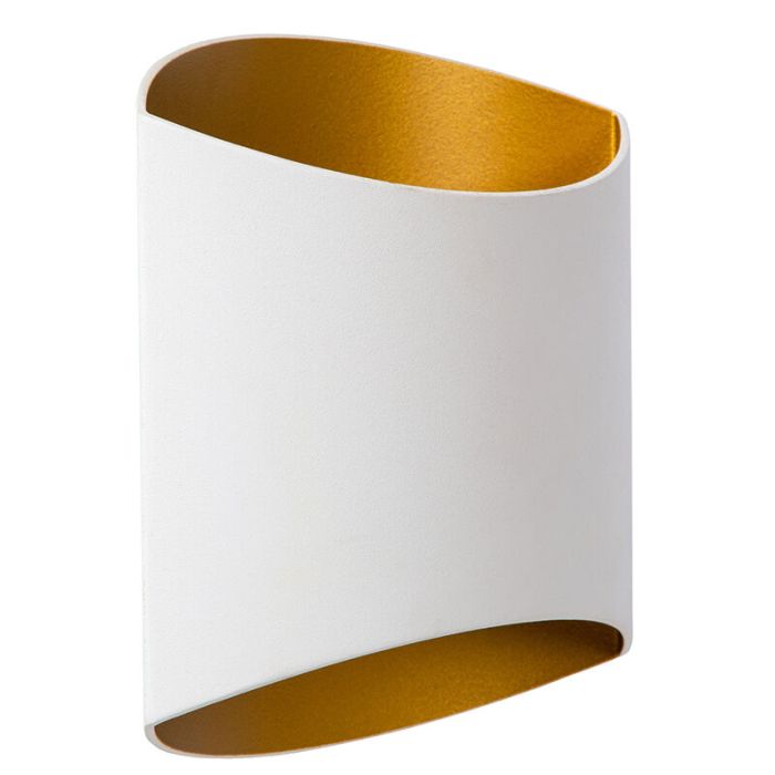 Witte up down wandlamp modern, Diletta