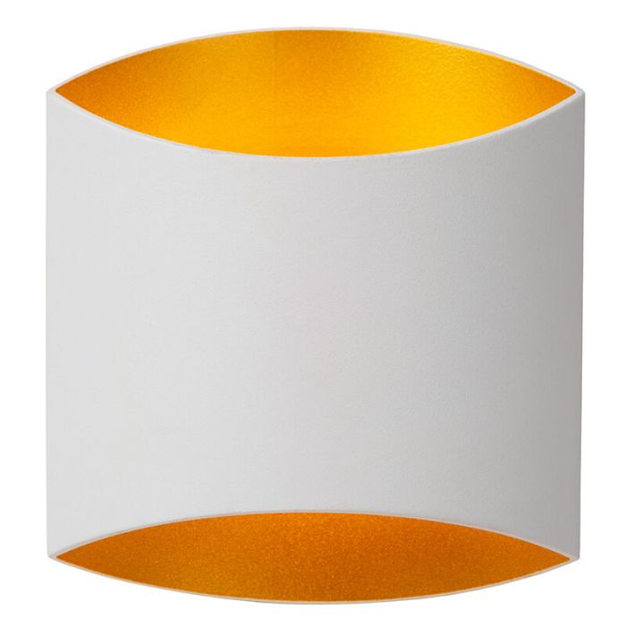 Witte up down wandlamp modern, Diletta