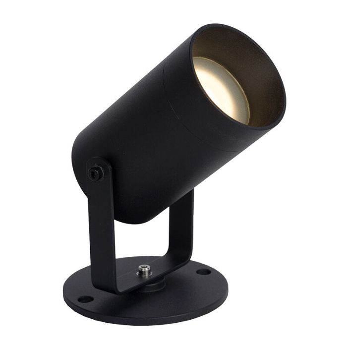 Zwarte prikspot Taylor, aluminium, IP44