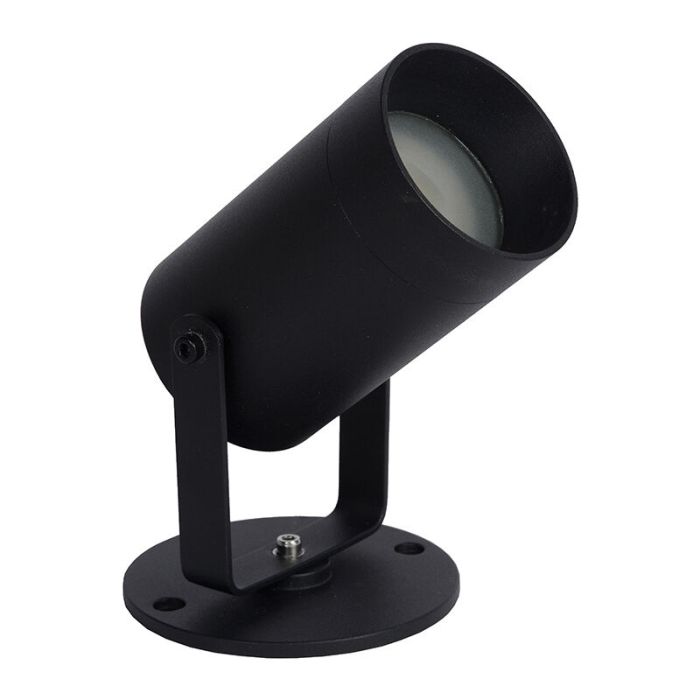 Zwarte prikspot Taylor, aluminium, IP44