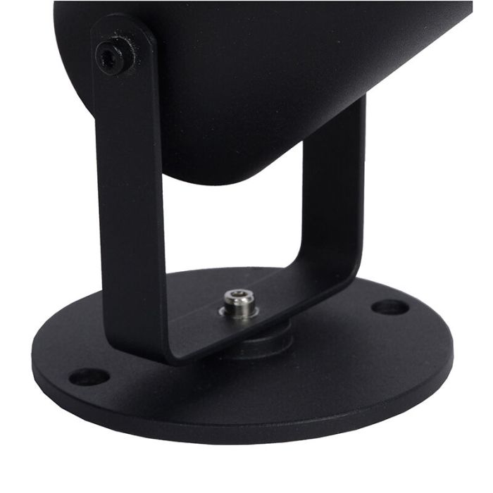 Zwarte prikspot Taylor, aluminium, IP44