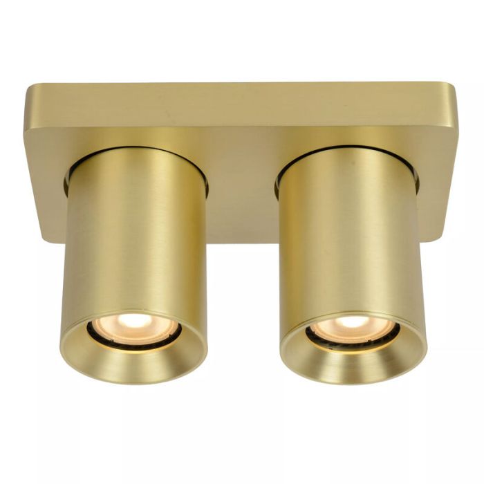 Gouden moderne plafondspot, Nigel, aluminium